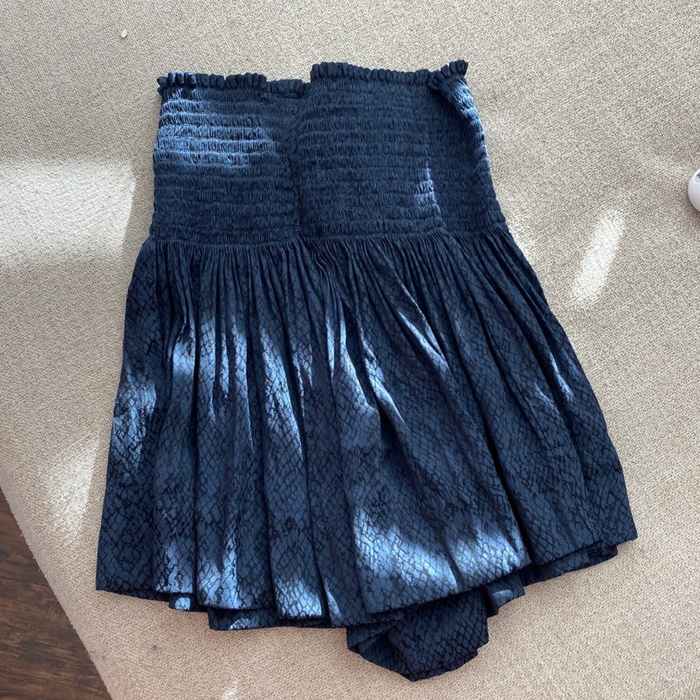 LIMITED EDITION Erica Koch Skirt Navy Snakeskin